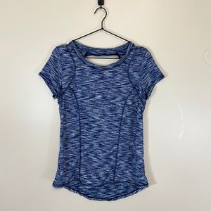 Xersion Workout Top w/ Open Back Detailing S